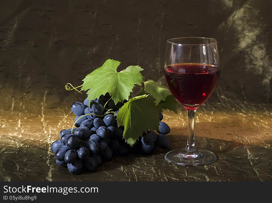 Grapes and wine