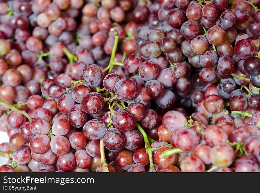 Red grape background