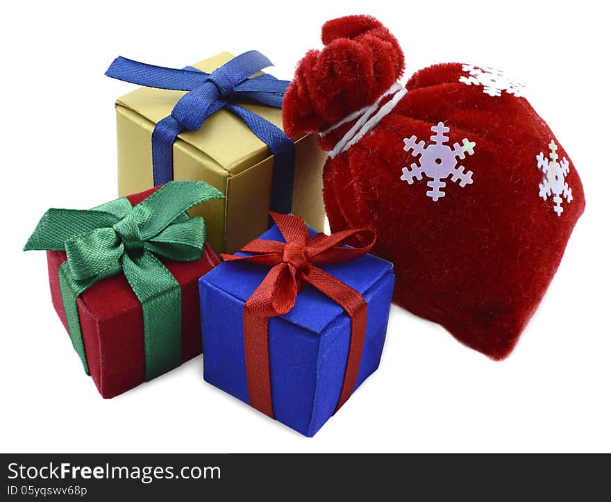 Christmas Gifts Isolated