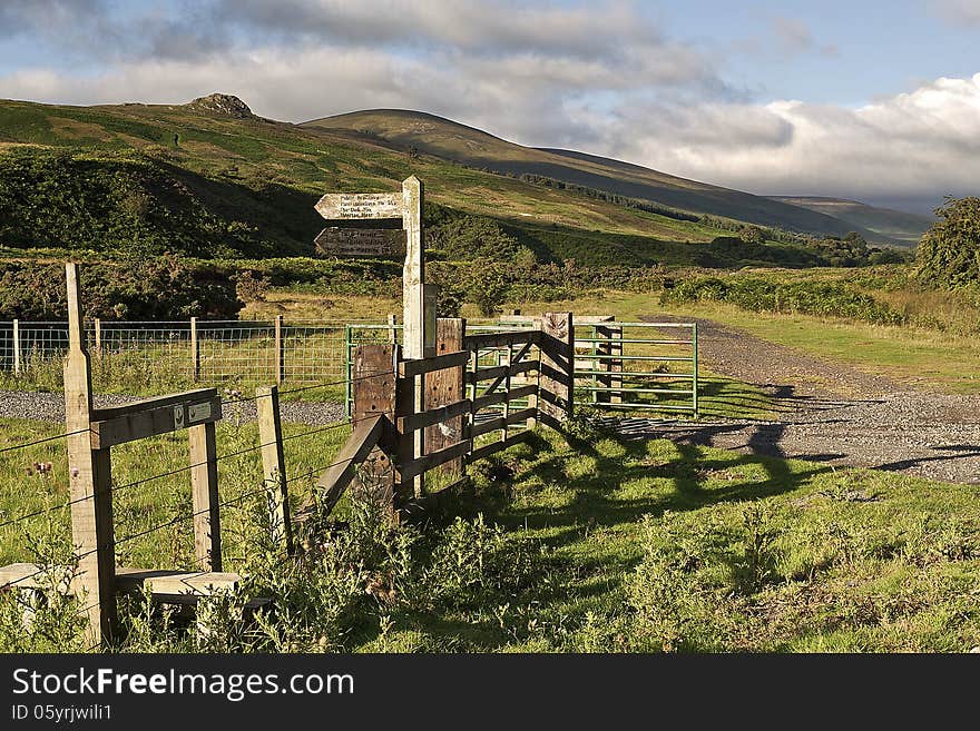 Harthope Valley View Northumberland UK