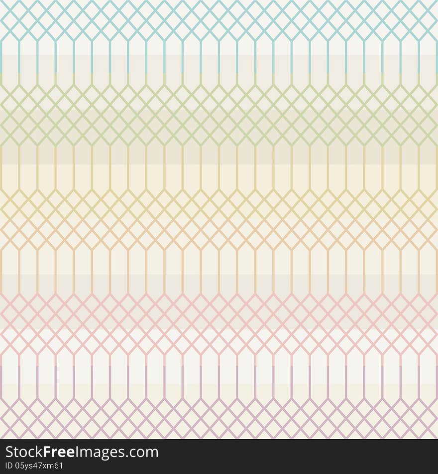 Abstract colored geometrical forms in light background. Abstract colored geometrical forms in light background