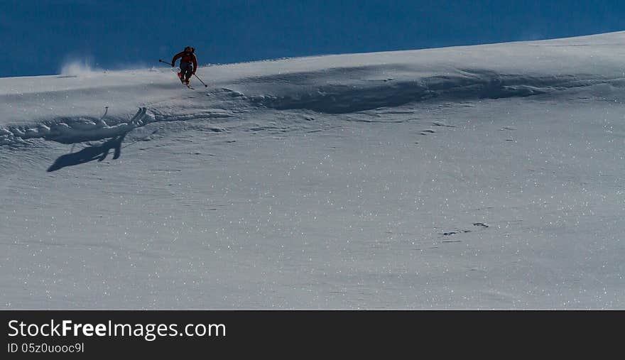 Freeride on  Kamchatka