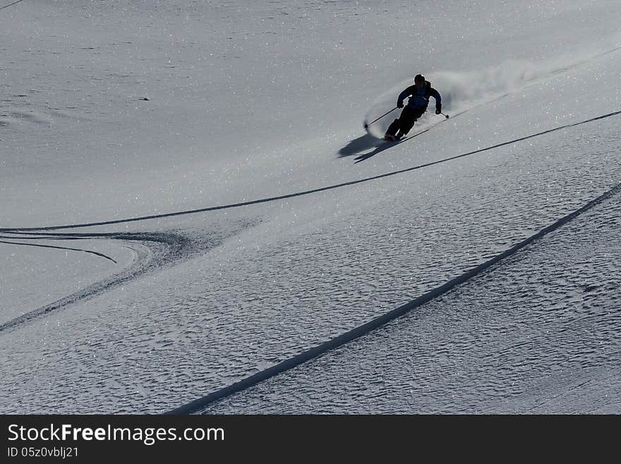 Freeride on  Kamchatka