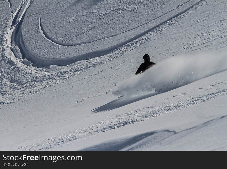 Freeride on  Kamchatka