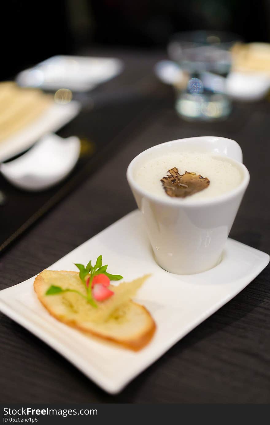 White Truffle Mushroom Soup