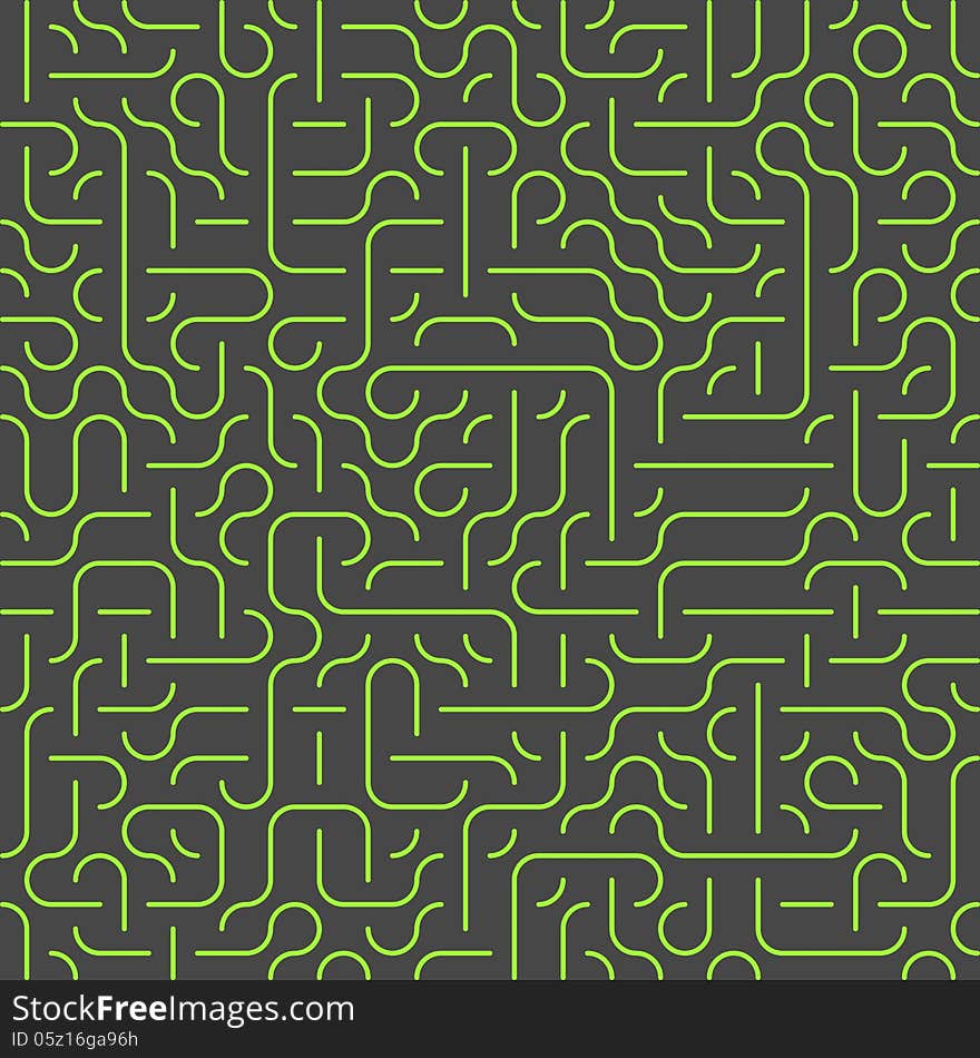 Seamless green and gray maze background. Seamless green and gray maze background