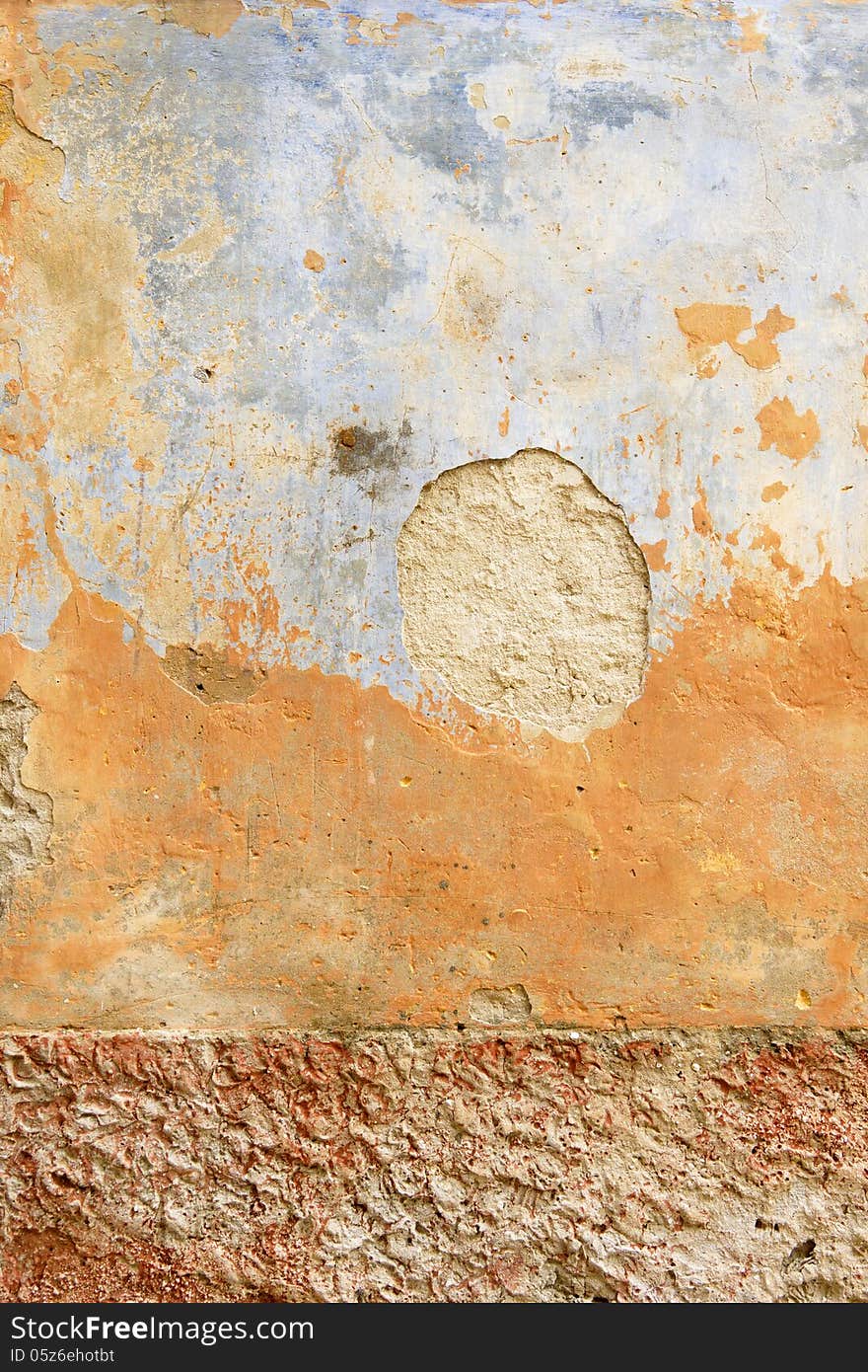 Old colorful stone wall in Croatia. Old colorful stone wall in Croatia