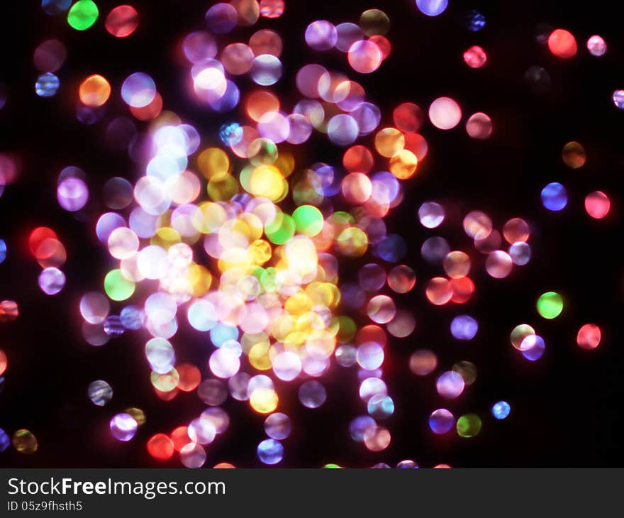 Colorful circular bokeh abstract background of light. Colorful circular bokeh abstract background of light