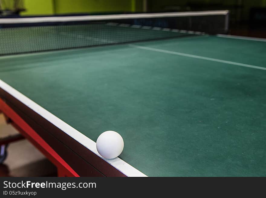 Table tennis is sport in the hall