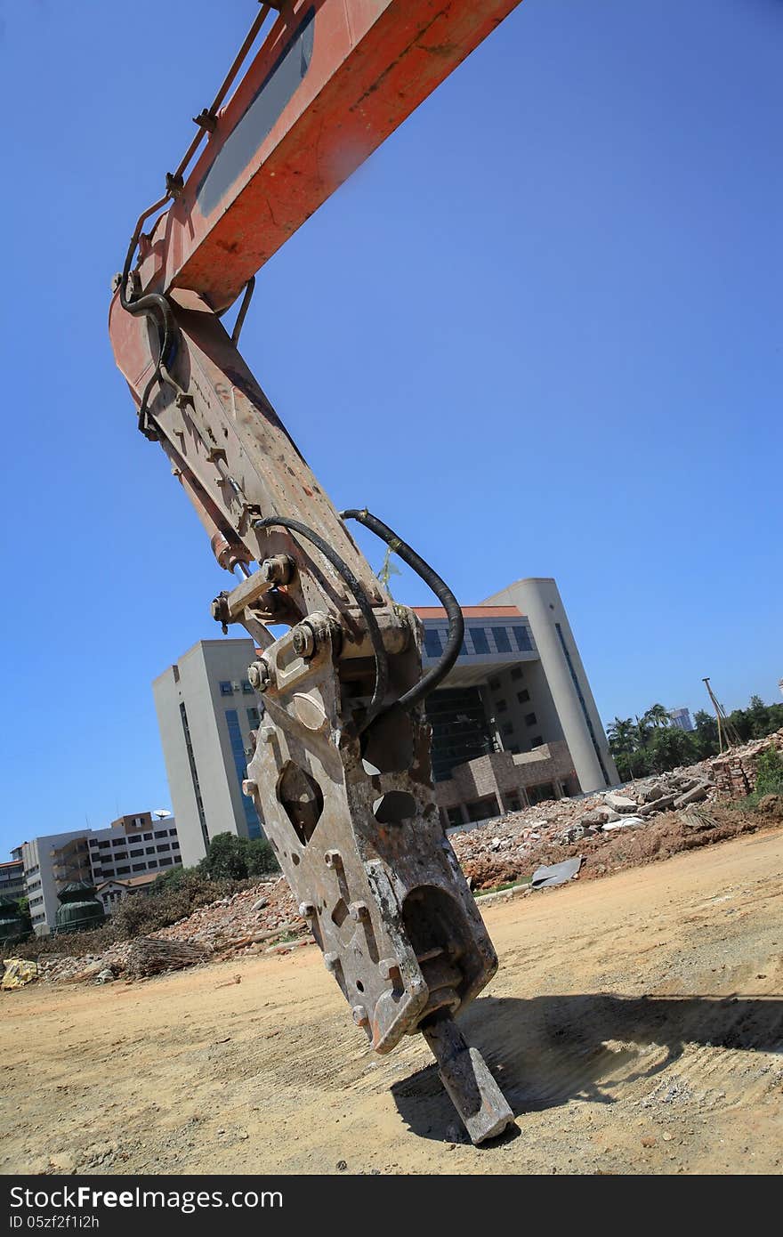 Excavator,hydraulic arm