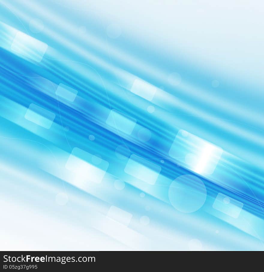 Blue Futuristic Abstract Background Design