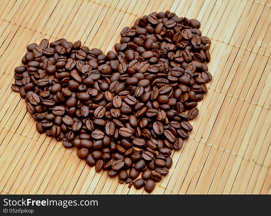 Coffee heart