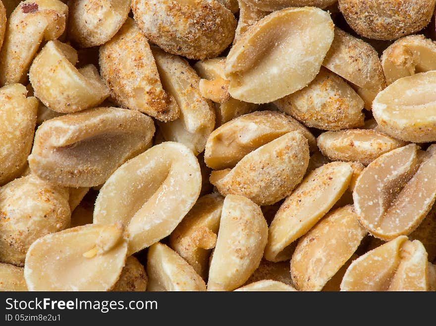 Pile of peanuts