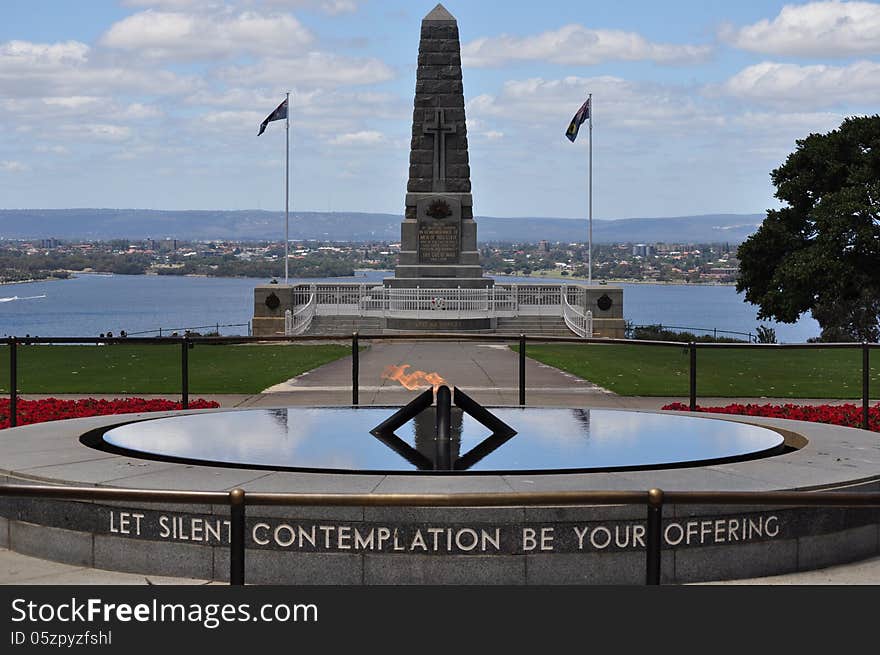 War Memorial of remembrance Perth Australia