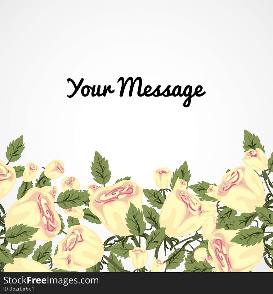 Fresh background with plants and flowers. Fresh background with plants and flowers