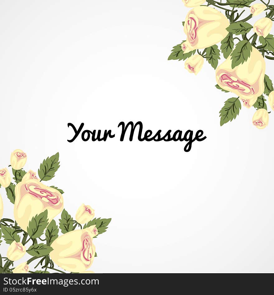 Fresh background with plants and flowers. Fresh background with plants and flowers