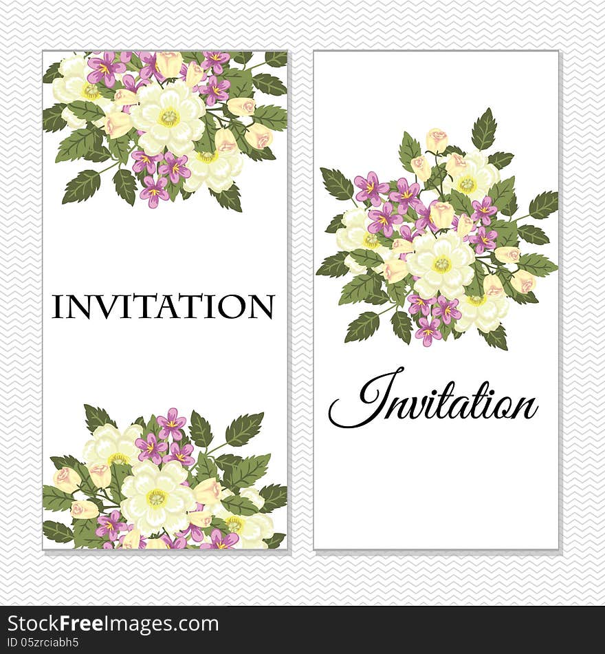 Fresh background with plants and flowers. Fresh background with plants and flowers