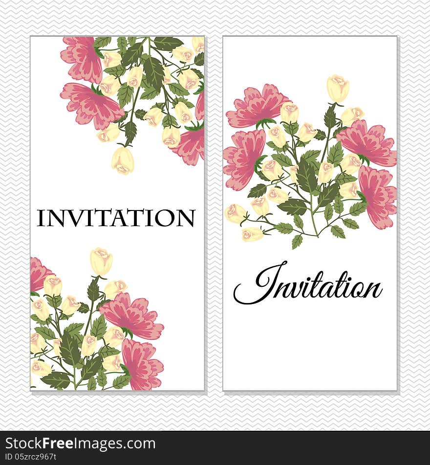 Fresh background with plants and flowers. Fresh background with plants and flowers