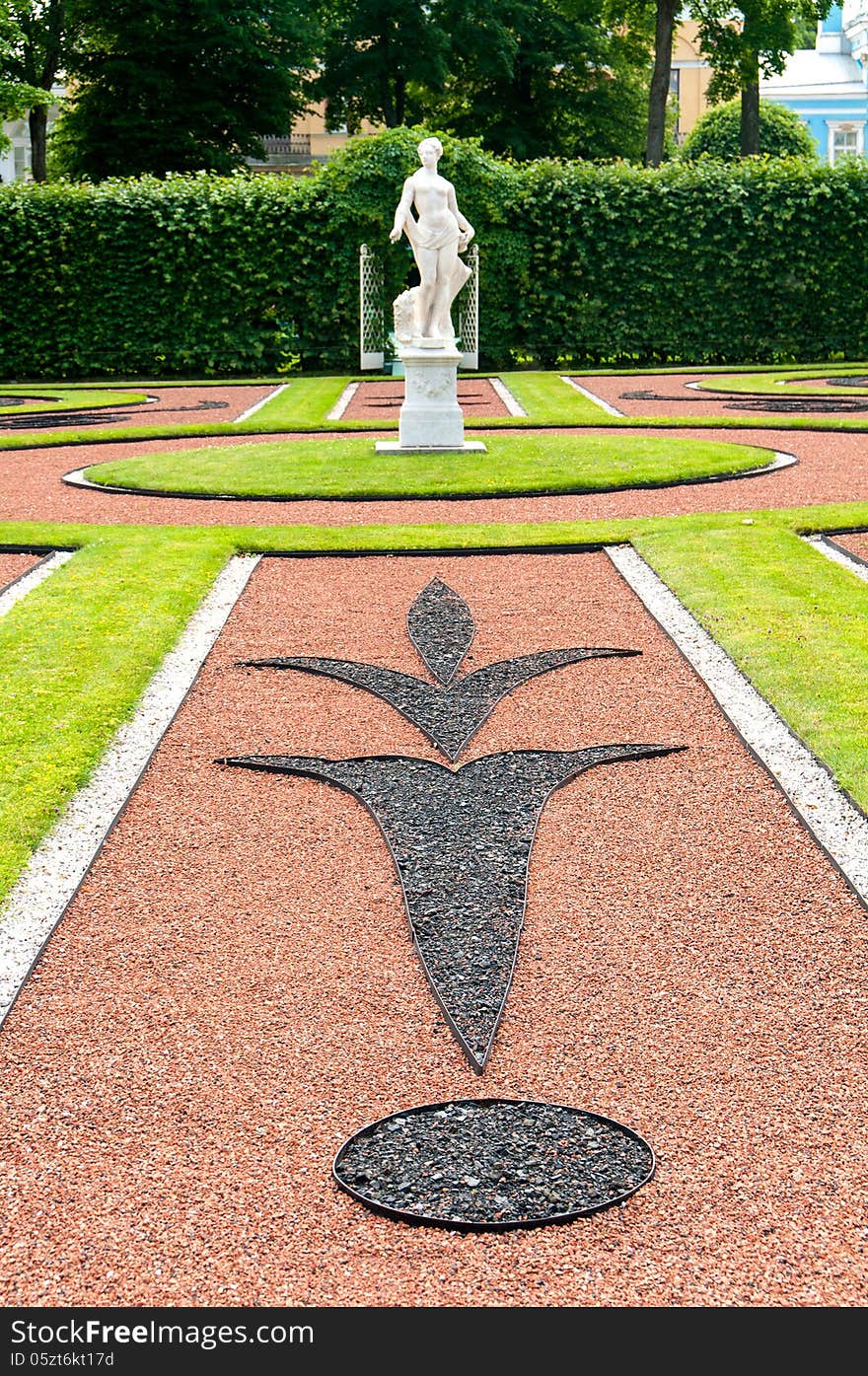 Statue In The Park Decorated