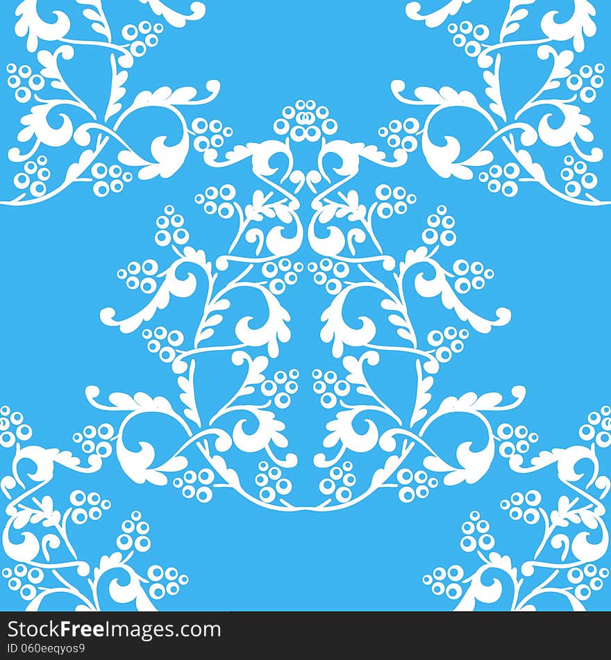 Vector seamless background with flowers. Vector seamless background with flowers