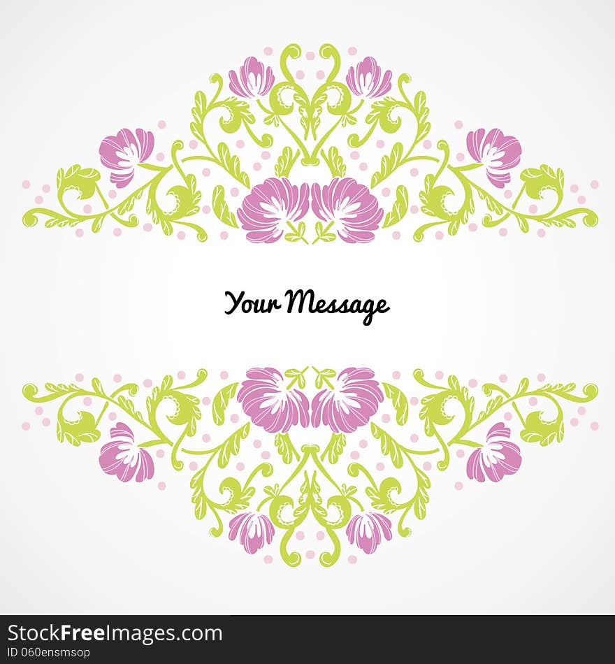 Fresh background with plants and flowers. Fresh background with plants and flowers