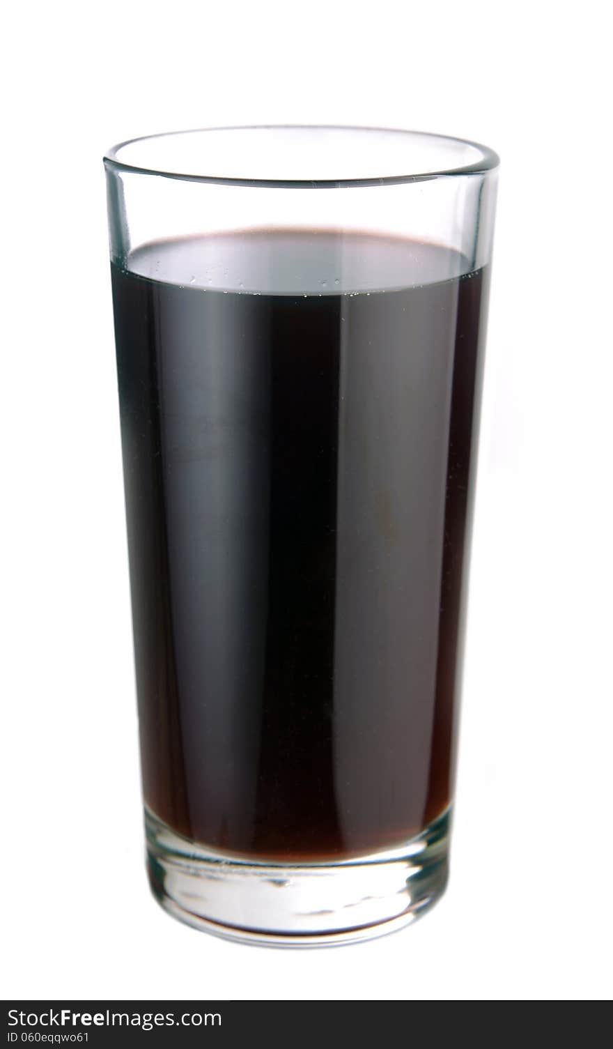 Glass of cherry juice