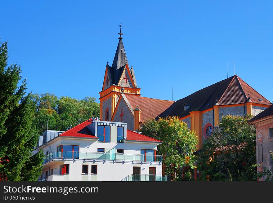 Small european church