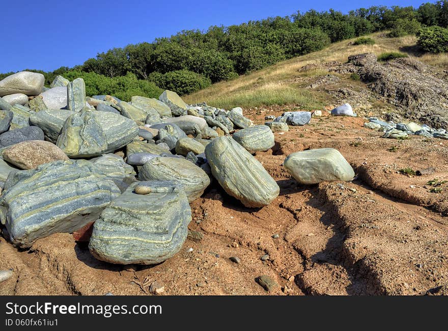 Stones on The Beach