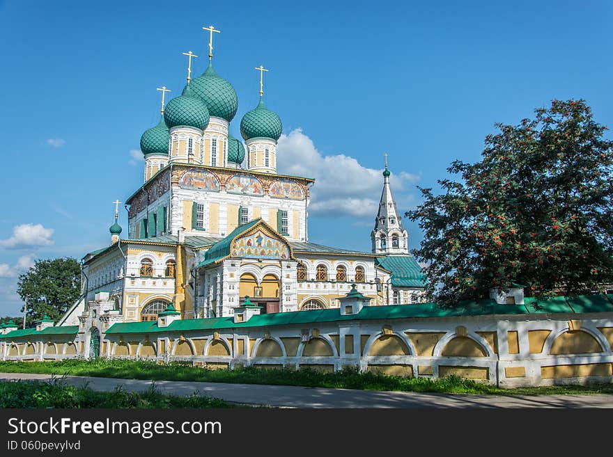 Voskresensky Cathedral in Tutaev city