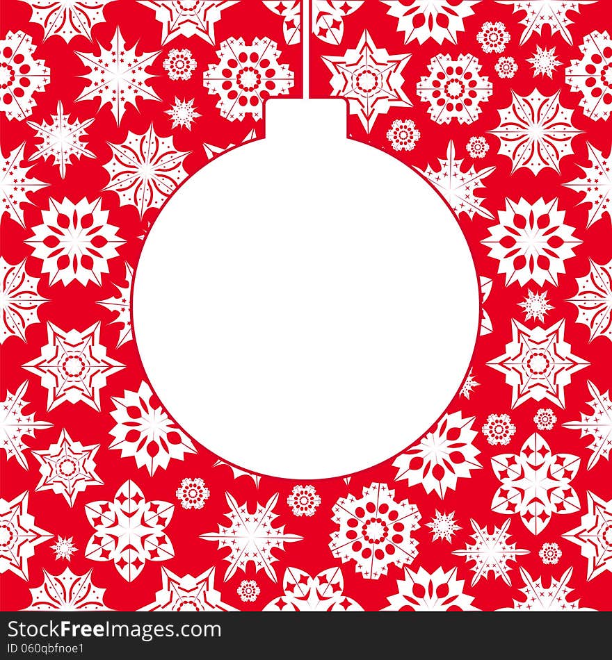 Christmas background with snowflakes. Christmas background with snowflakes.