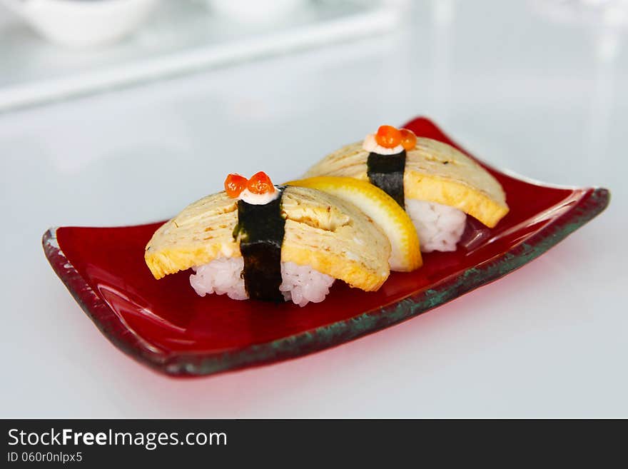 Luxury two sushi