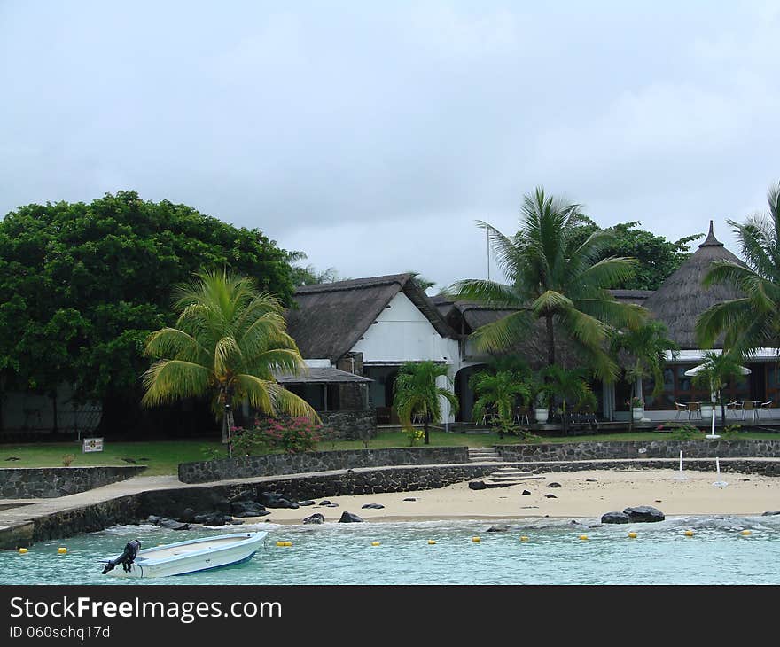 Beautiful landscape in Mauritius