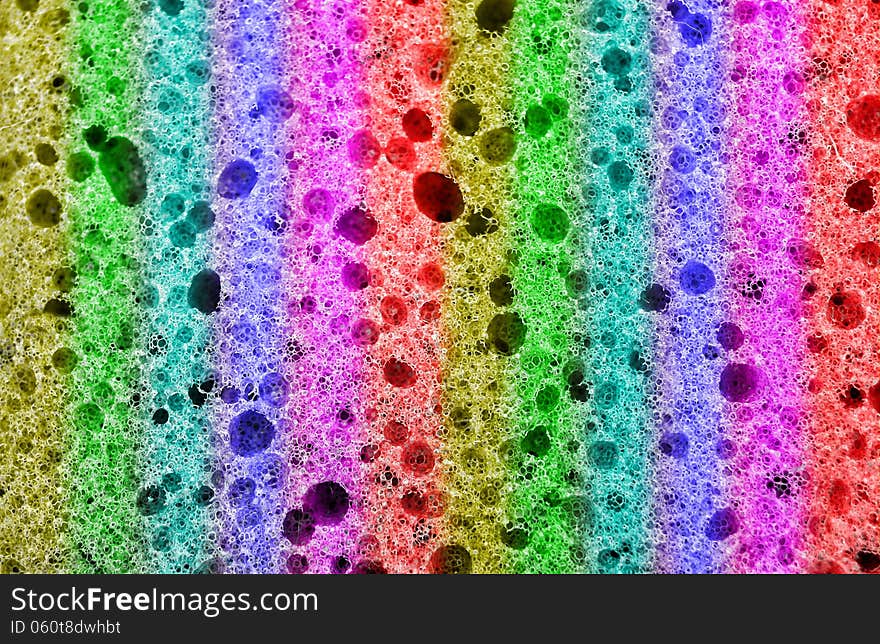 Sponge background with rainbow colors. Sponge background with rainbow colors