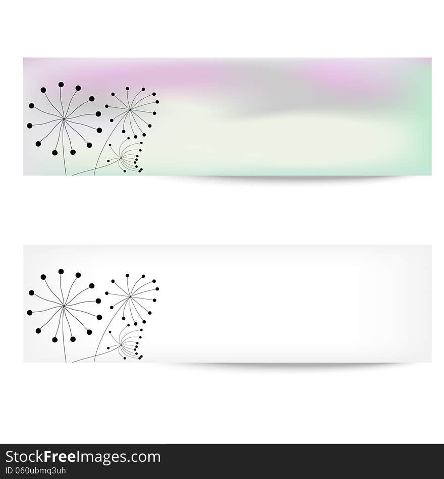 Two Abstract Banner