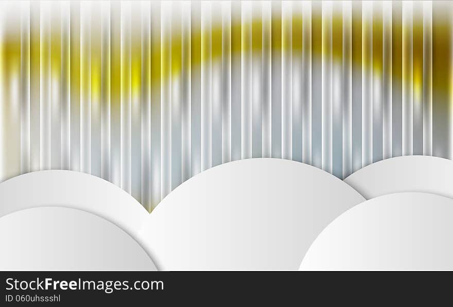 Gray background with yellow light