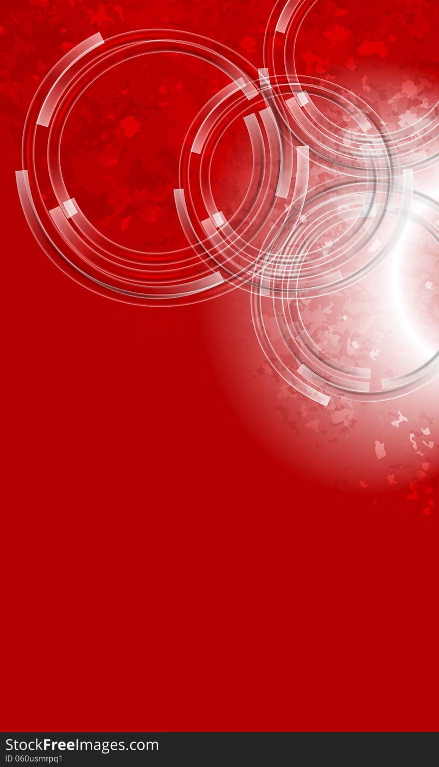 Vector abstract background with transparent circles