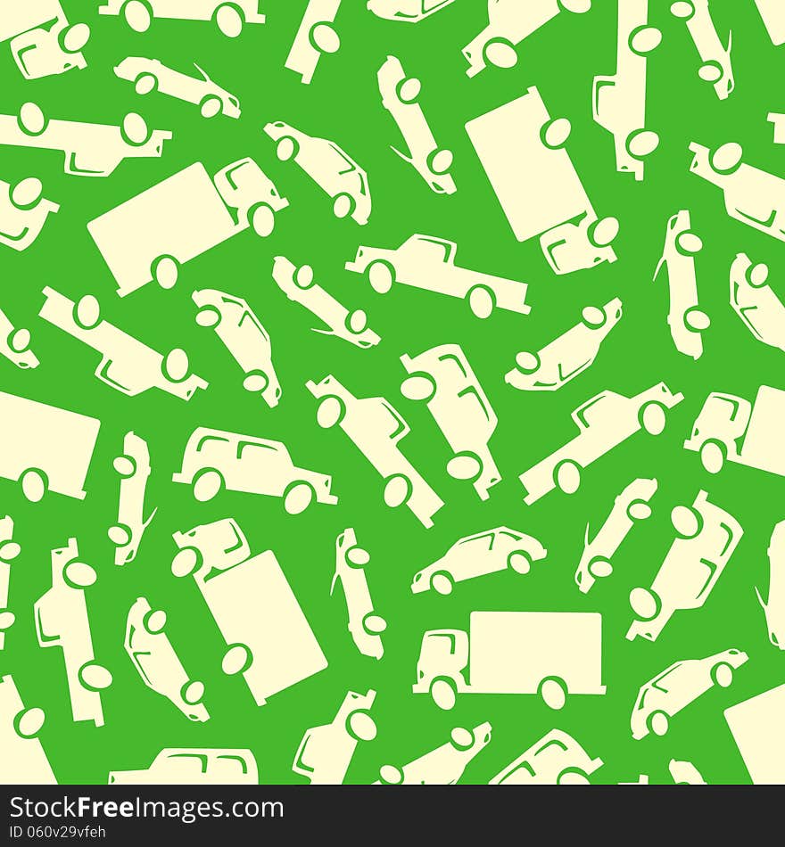 Cars seamless pattern