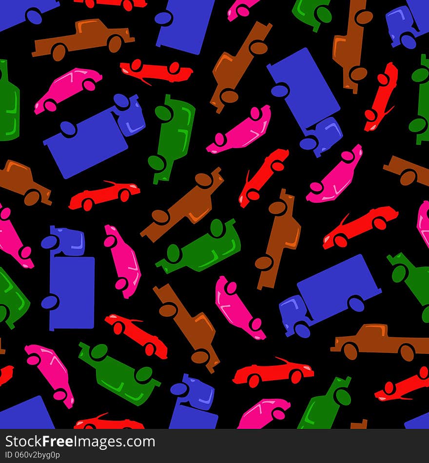 Cars Seamless Pattern