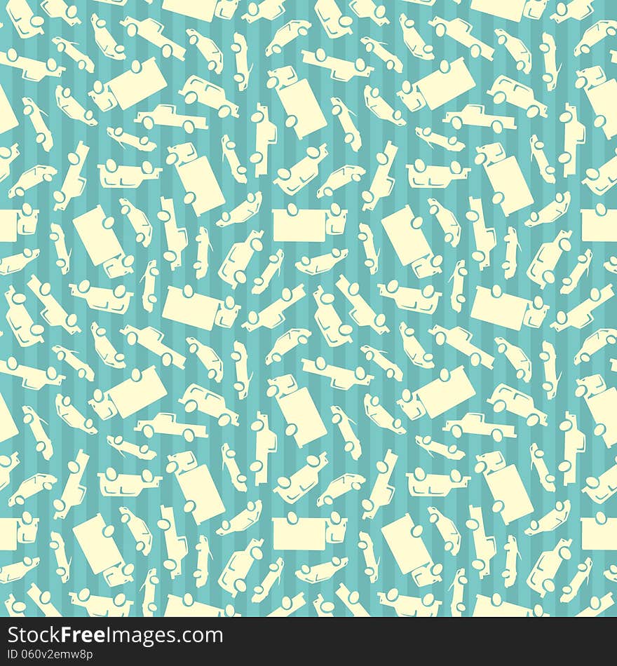 Cars seamless pattern