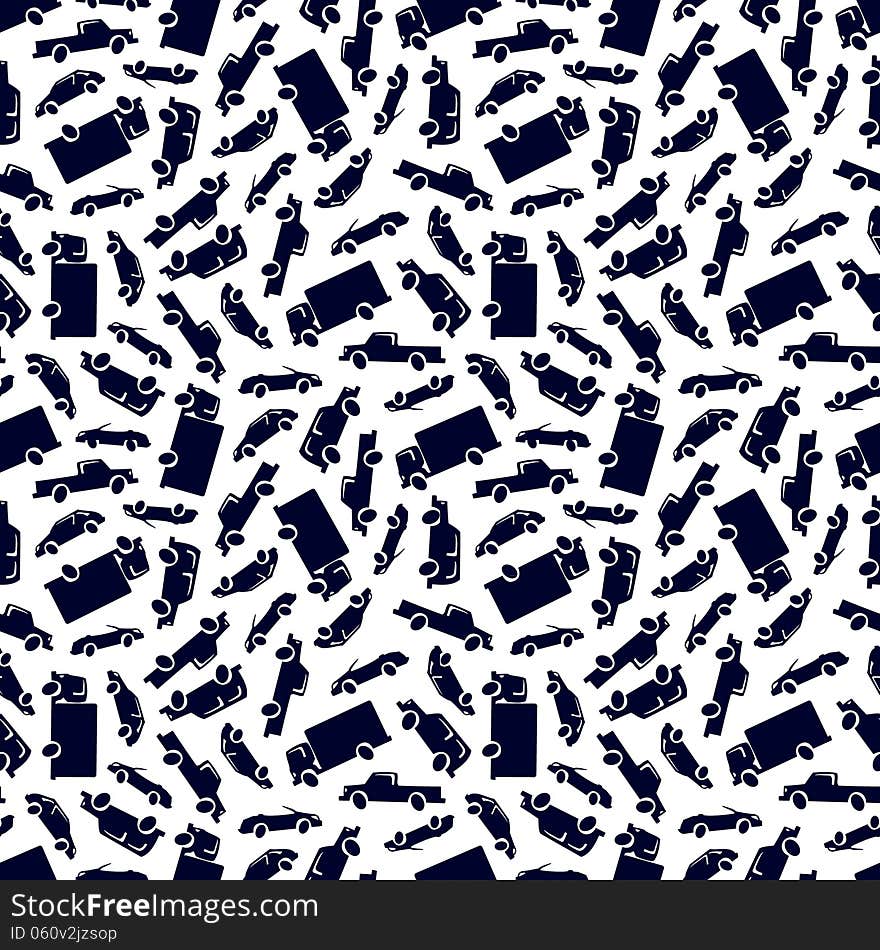 Cars seamless pattern