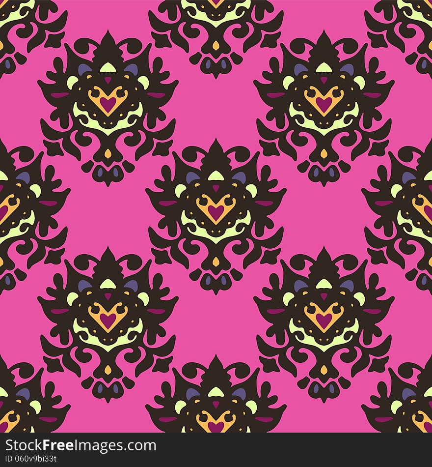 Ethnic Seamless Pattern Vector