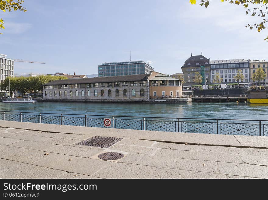 Batiment des Forces Motrices, Geneva cultural centre. Switzerland