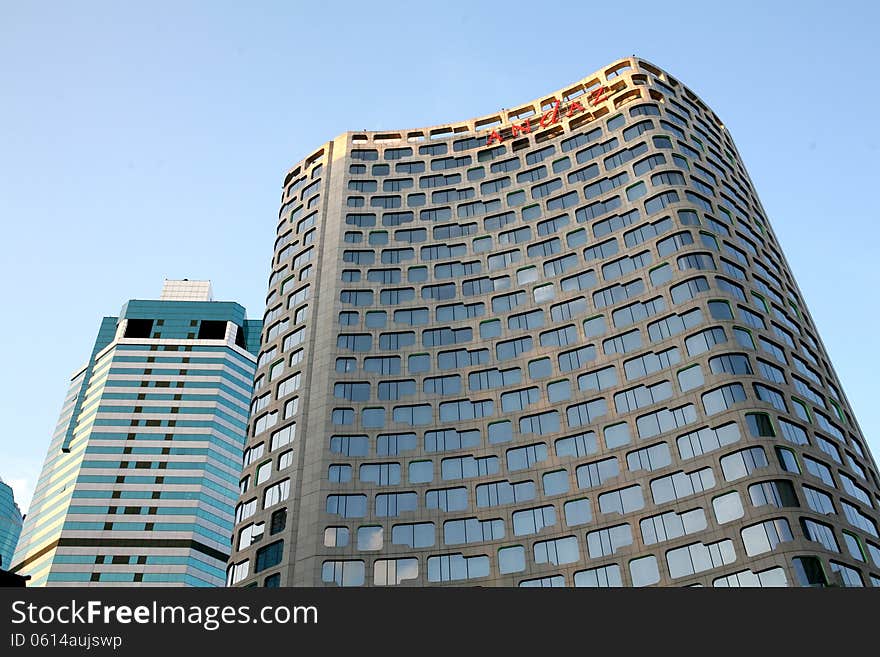 Modern building in nice weather