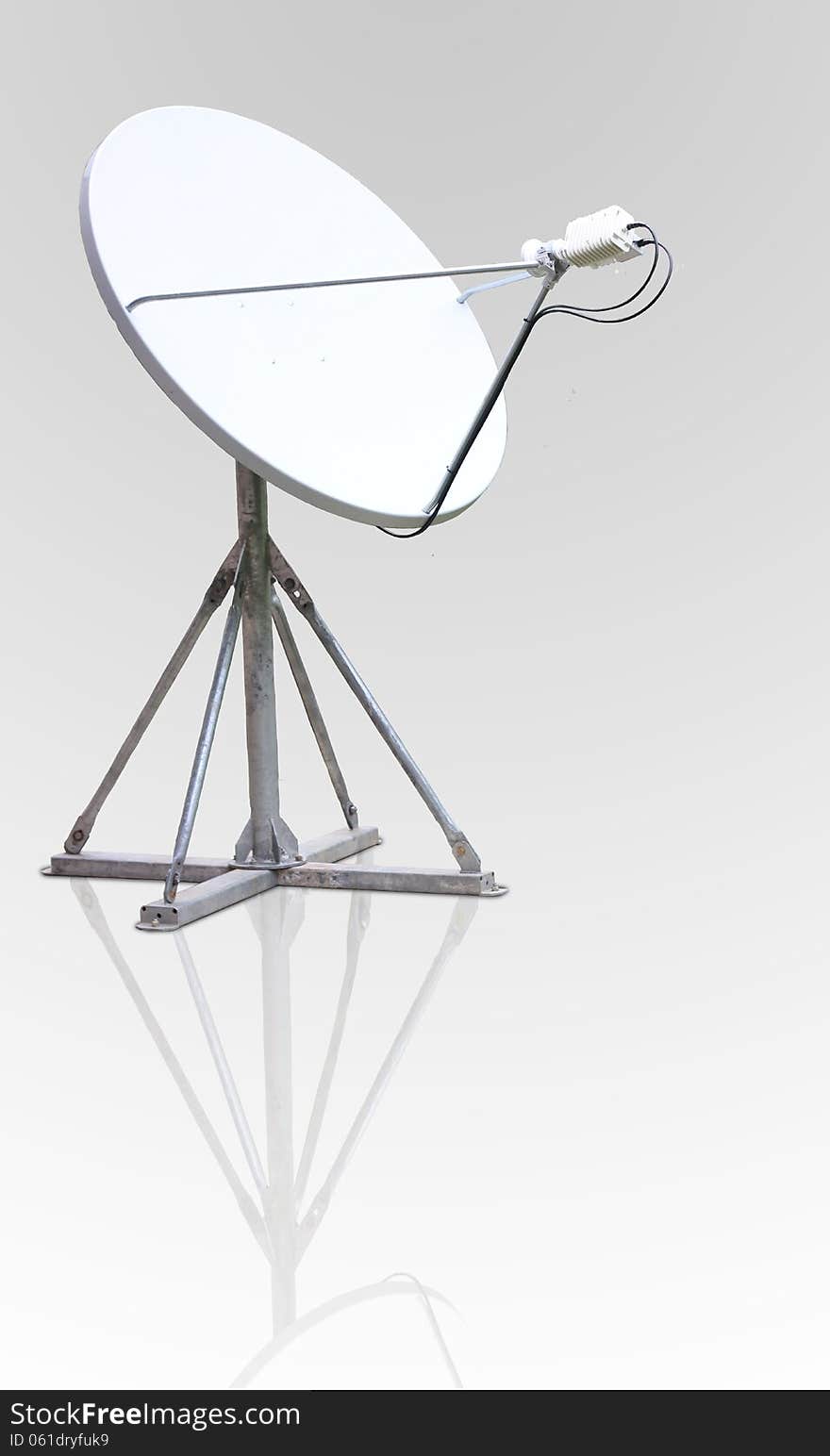 Satellite dish antenna , Satellite communication systems, wireless connectivity.