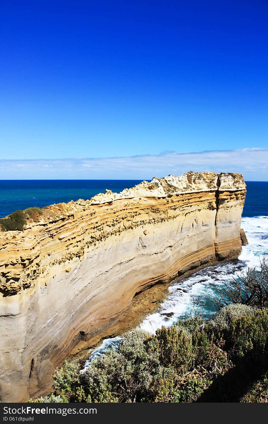 Rugged Coastal Scenery with a view to the southern ocean. Rugged Coastal Scenery with a view to the southern ocean