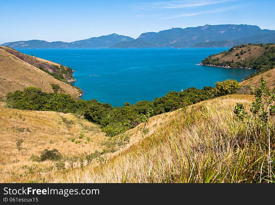 Beautiful Brazilian landscape near Ilha Grande island. Beautiful Brazilian landscape near Ilha Grande island.