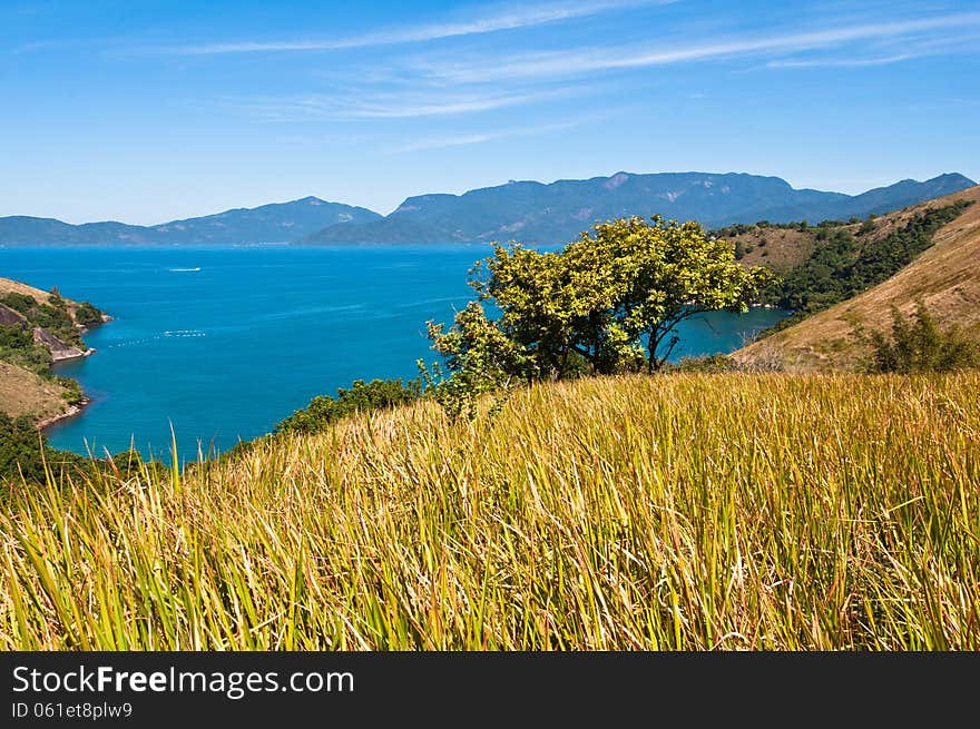 Beautiful Brazilian landscape near Ilha Grande island. Beautiful Brazilian landscape near Ilha Grande island.