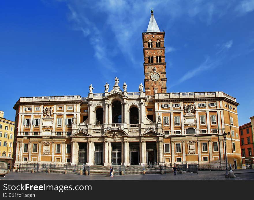 Basilica di S.Maria Maggiore in Rome, Italy. Basilica di S.Maria Maggiore in Rome, Italy