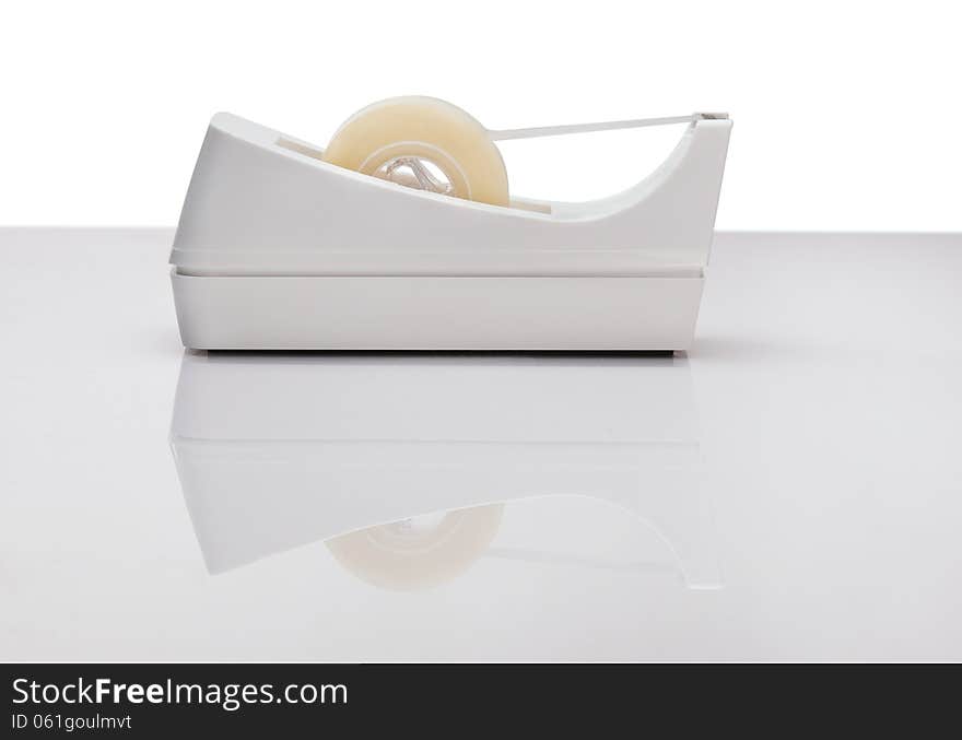 White tape dispenser for modern office