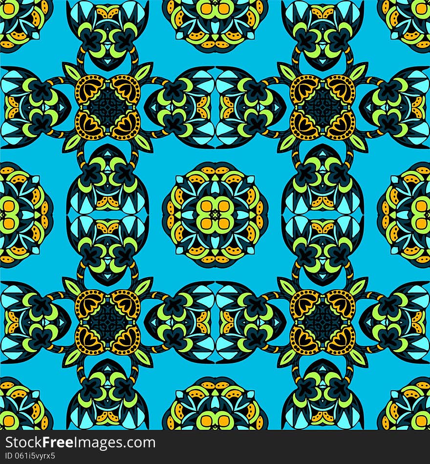 Seamless Pattern geometric Vector